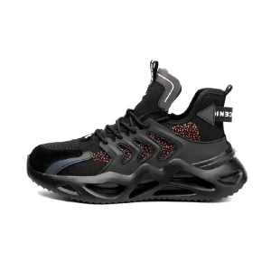 Tall men's breathable safety shoes
