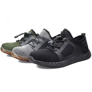 Wear resistant and breathable safety shoes